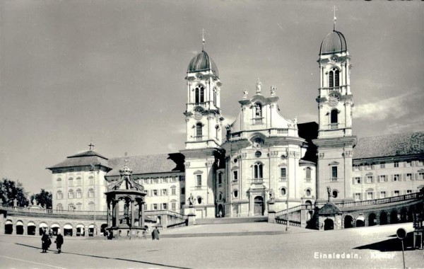 Einsiedeln. Kloster Vorderseite