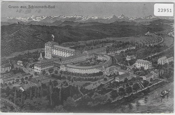 Gruss aus Schinznach-Bad - Litho