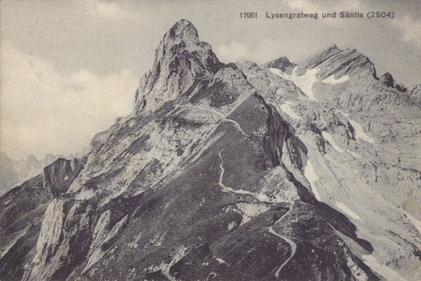 Lysengratweg und Säntis