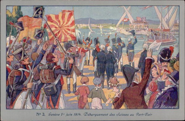 Genève, 1. juin 1814, Nr. 3 Vorderseite