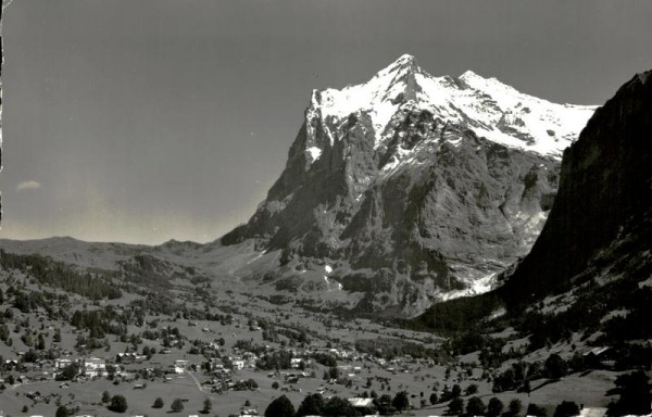 Grindelwald mit Wetterhorn Vorderseite