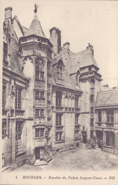 Bourges, Escalier du Palais Jacques Coeur