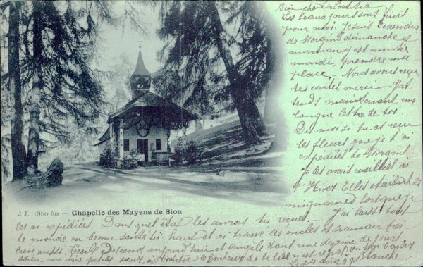 Chapelle des Mayens de Sion Vorderseite
