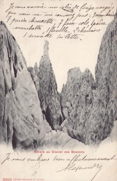Séracs au Glacier des Bossons Vorderseite