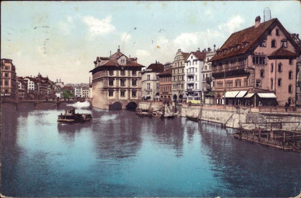 Zürich, Rathaus und Rüden