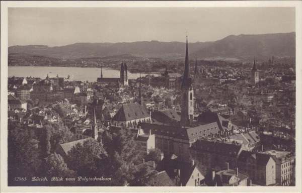 Zürich, Blick vom Polytechnikum