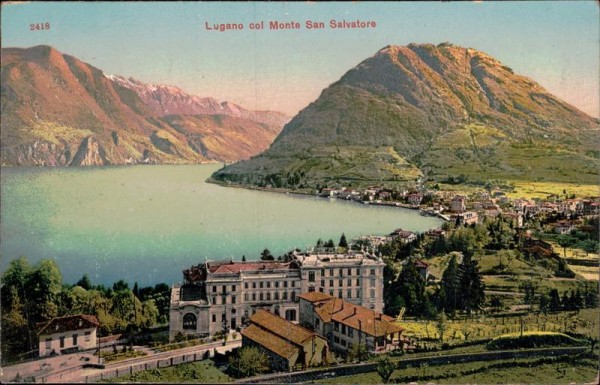 Lugano col Monte San Salvatore Vorderseite