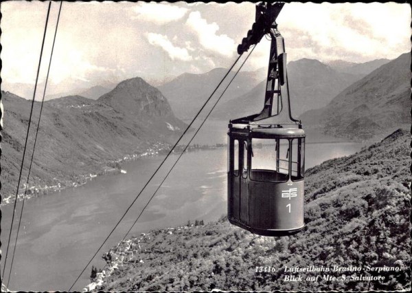 Luftseilbahn Brusino Vorderseite