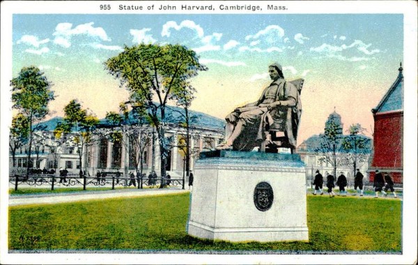 John Harvard (statue) Vorderseite