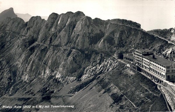 Pilatus-Kulm mit Tomlishornweg (Tommlishornweg) Vorderseite