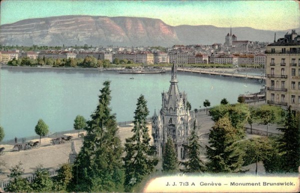 Genève - Monument Brunswick. Vorderseite