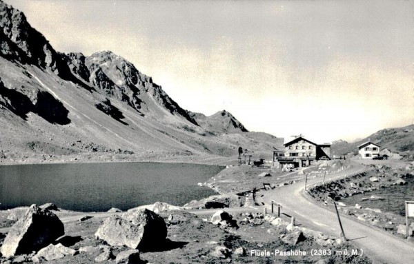 Flüela-Passhöhe Vorderseite