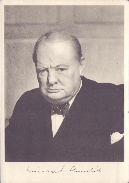 Winston Churchill Vorderseite