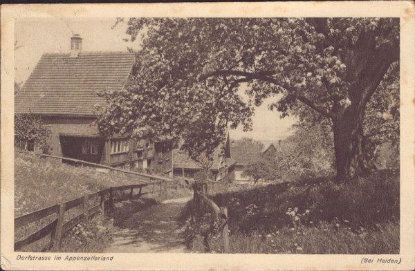 Heiden, Dorfstrasse im Appenzellerland