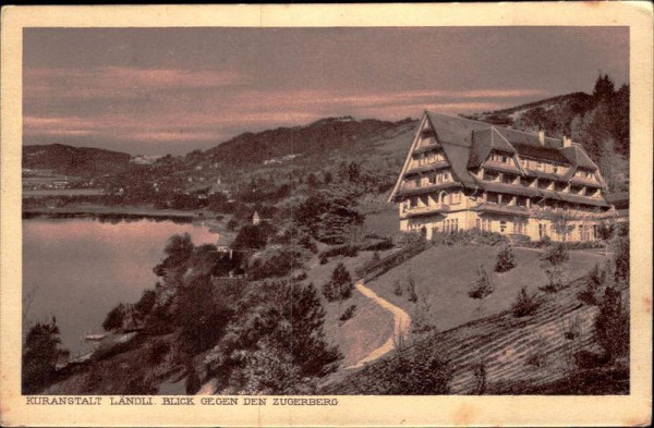 Blick gegen den Zugerberg Vorderseite