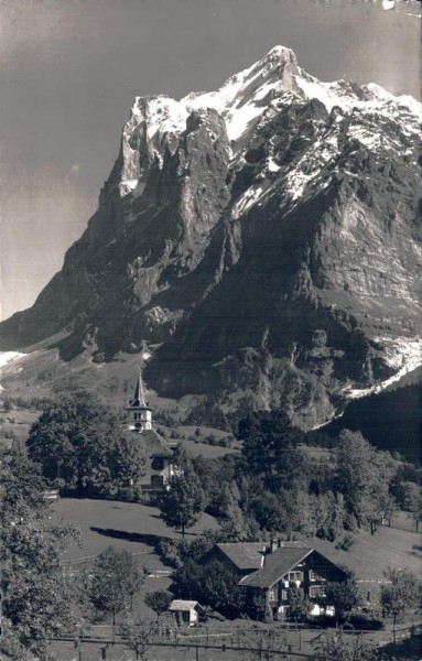 Grindelwald, Wetterhorn. Vorderseite