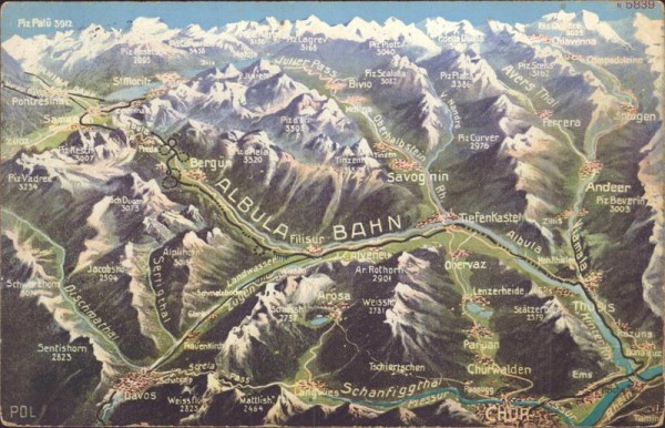 Albulabahn Vorderseite