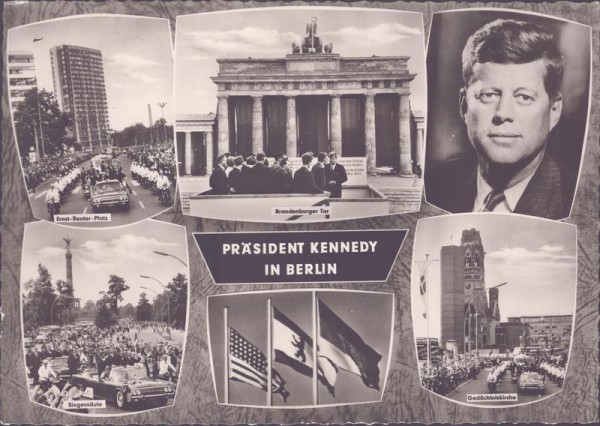 Berlin, Präsident Kennedy's Besuch Vorderseite