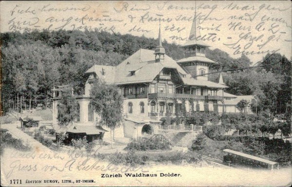 Zürich Waldhaus Dolder. Vorderseite
