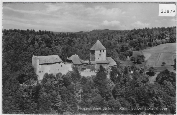 Flugaufnahme Stein am Rhein - Schloss Hohenklingen