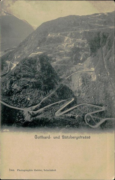 Gotthardpass Vorderseite