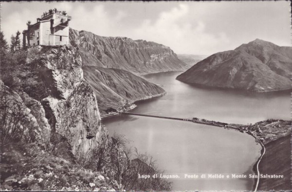 Lago di Lugano, Ponte di Melide e Monte San Salvatore