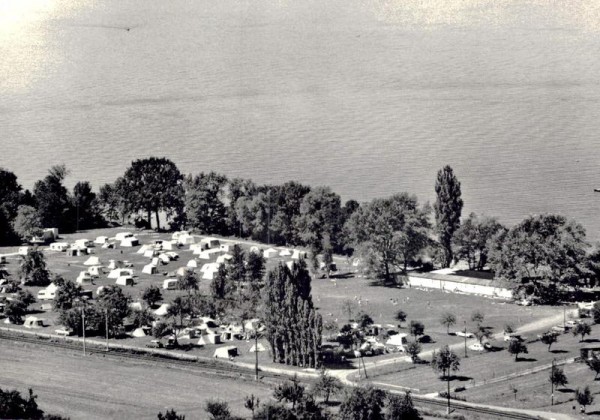 Strandbad und Camping, Amriswil bei Uttwil TG - Flugaufnahmen Vorderseite