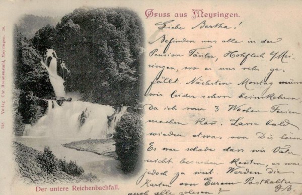 Gruss aus Meyringen Vorderseite