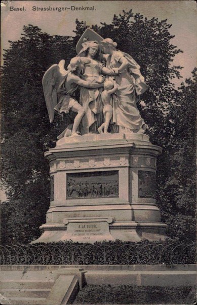 Basel. Strassburger-Denkmal Vorderseite