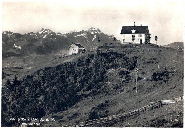 Gäbris mit Säntis Vorderseite