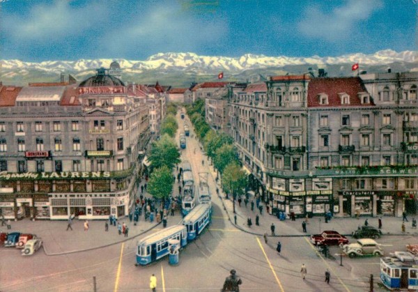 Zürich, Bahnhofstrasse Vorderseite