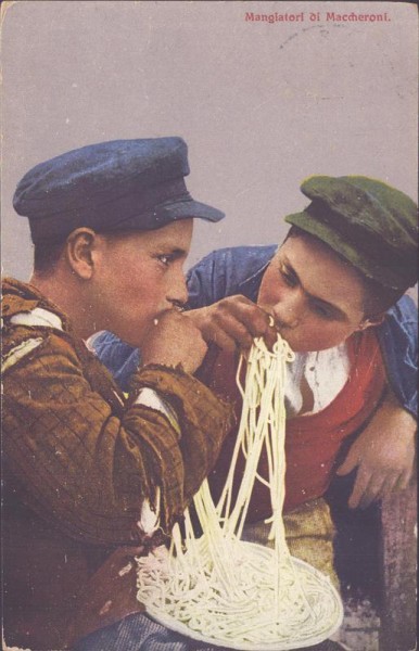 Mangiatori di Maccheroni Vorderseite