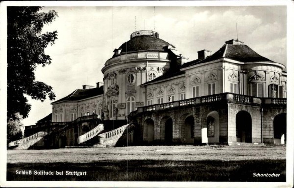 Schloss Solitude bei Stuttgart Vorderseite