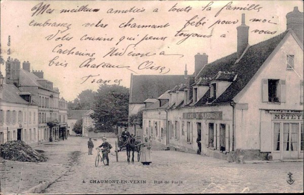 Chaumont en Vexin - Rue de Paris Vorderseite