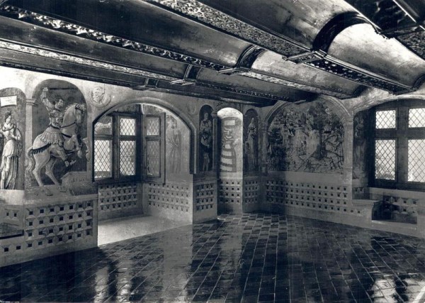 Kloster St. Georgen, Stein am Rhein. Saal des Abtes David v. Winkelsheim Vorderseite