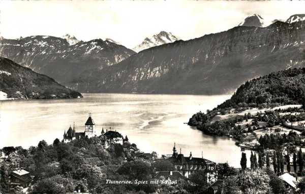 Schloss Spiez am Thunersee Vorderseite