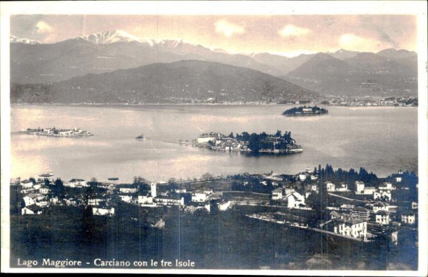 Lago Maggiore - Carciano con le tre Isole  Vorderseite