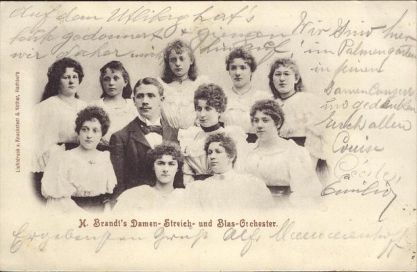 H. Brandt's Damen Streich- und Blasorchester Vorderseite