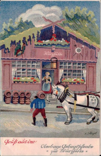 Zürich, Wurzhütte Vorderseite