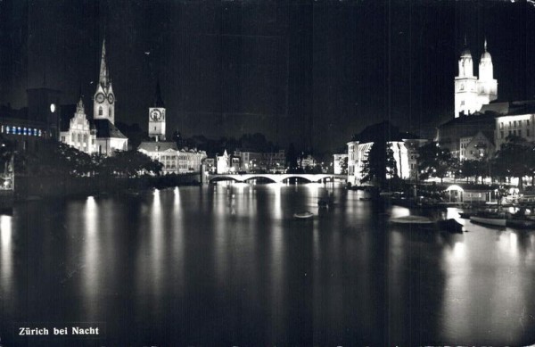 Zürich bei Nacht Vorderseite