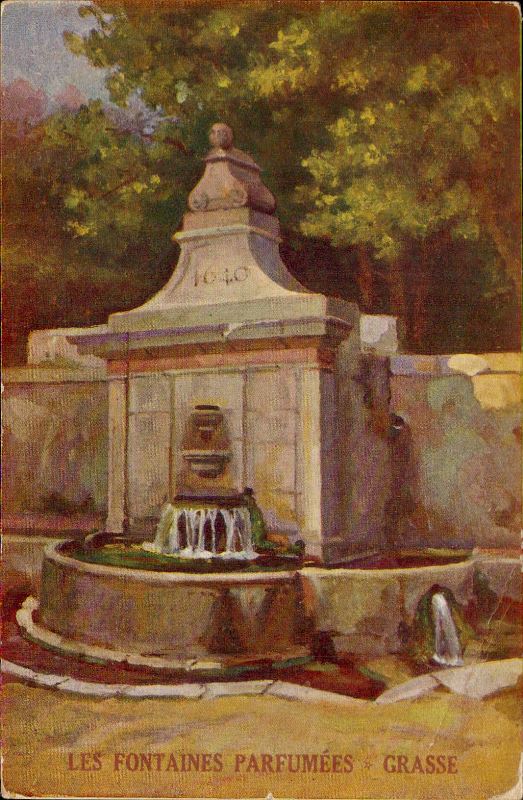 Grasse, les Fontaines parfumées, Werbekarten
