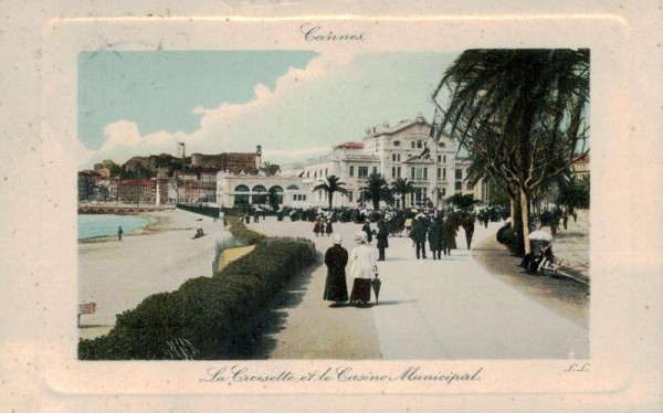 Cannes, La Croisette et le Casino Municipal Vorderseite