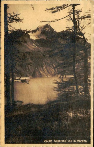 Silsersee und La Margna Vorderseite