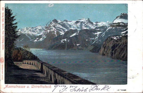Axenstrasse  - Urirotstock (2928 m) Vorderseite