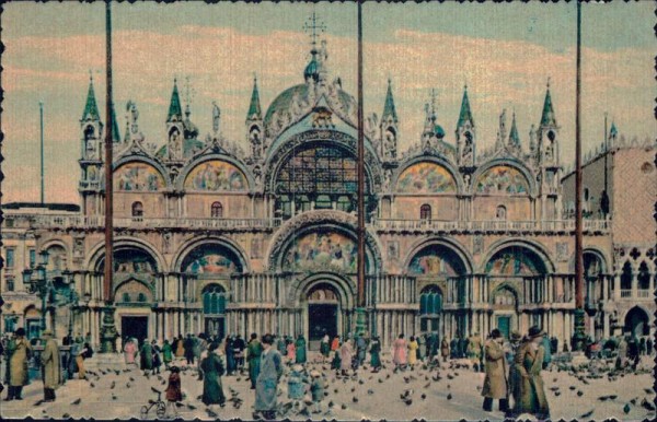 Venedig - Die S. Markuskirche Vorderseite