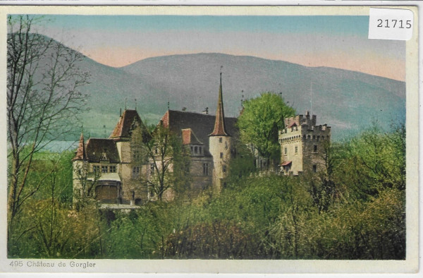 Chateau de Gorgier - Litho