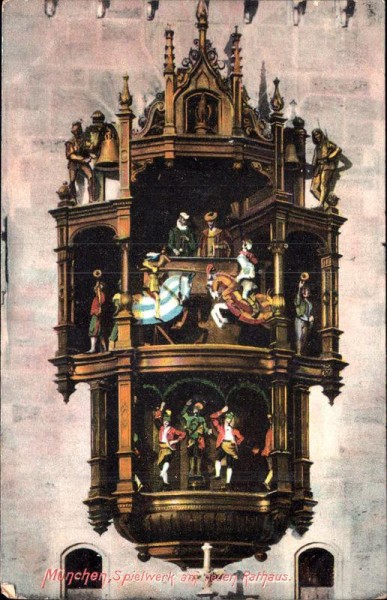 Spielwerk am neuen Rathaus (München) Vorderseite