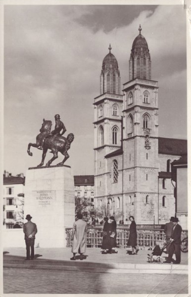 Zürich. Hans Waldmann-Denkmal