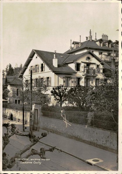 Bois - Cerf, ancienne maison, Lausanne Ouchy Vorderseite