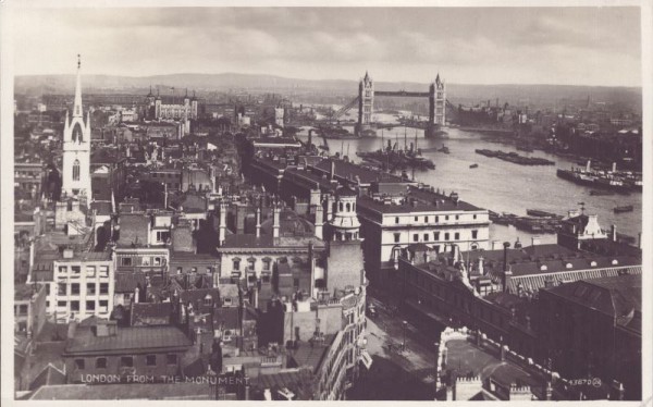 London from the Monumet